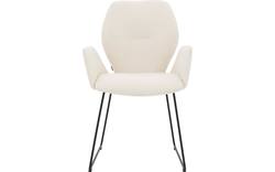 Goossens eetkamerstoel hera wit stof - 8221059-01 3
